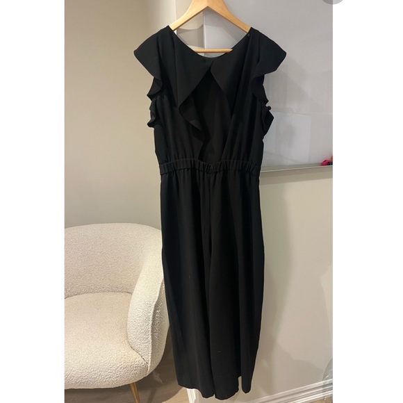 Black Ruffle Romper - Picture 2 of 2